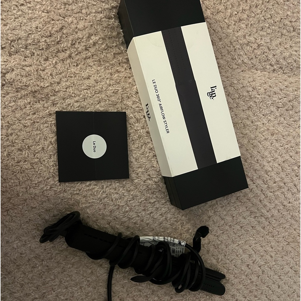 L’ange Le Duo 360 Airflow Styler New used once black